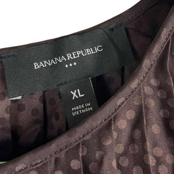 Banana Republic Dark Brown Fit Sleeveless Mini Dress, Size XL, NWT - Picture 9 of 10